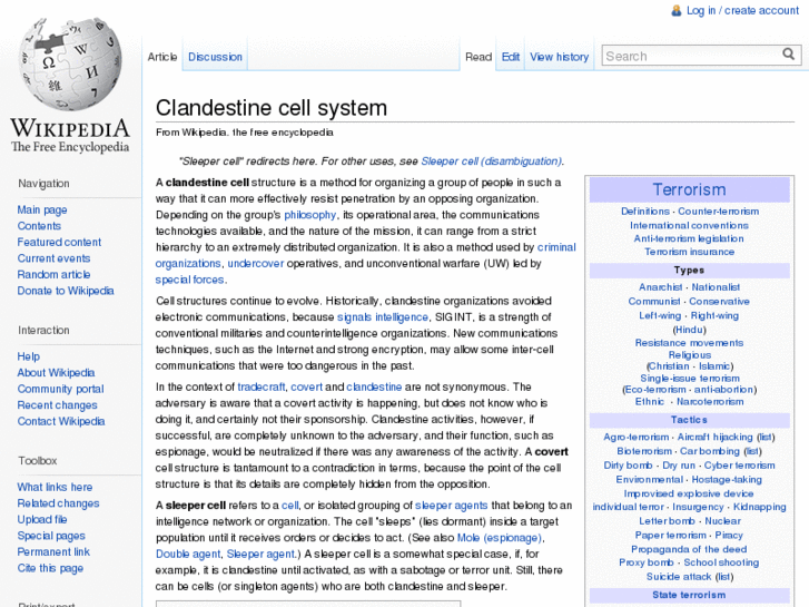 www.clandestinecellsystem.net