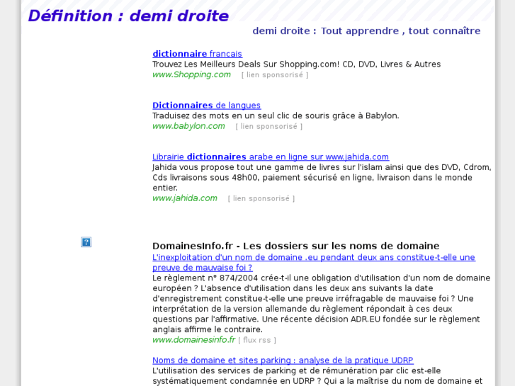 www.demi-droite.com