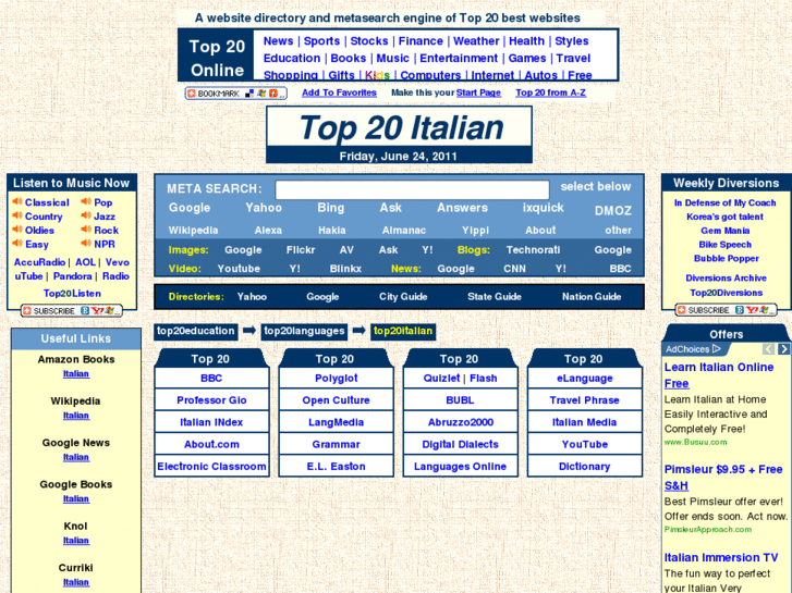 www.top20italian.com