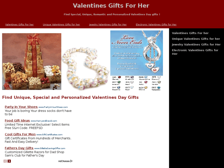 www.valentinesgiftsforher.net