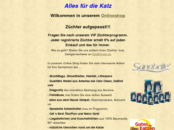 www.allesfuerdiekatz.info