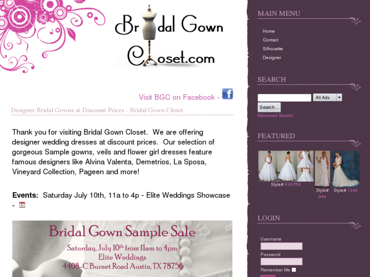 www.bridalgowncloset.com