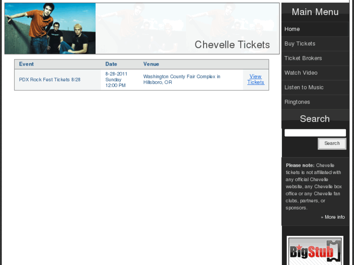 www.chevelletickets.com