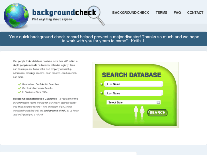 www.comprehensivebackgroundcheck.info