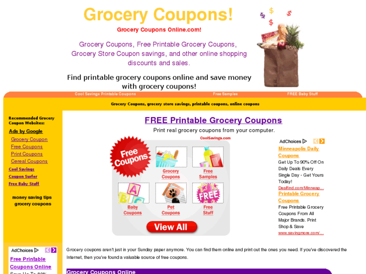 www.grocerycouponsonline.com