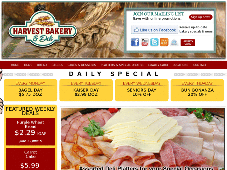 www.harvestbakeryanddeli.com