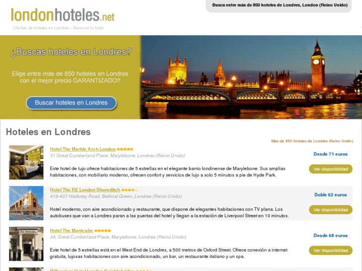 www.londonhoteles.net