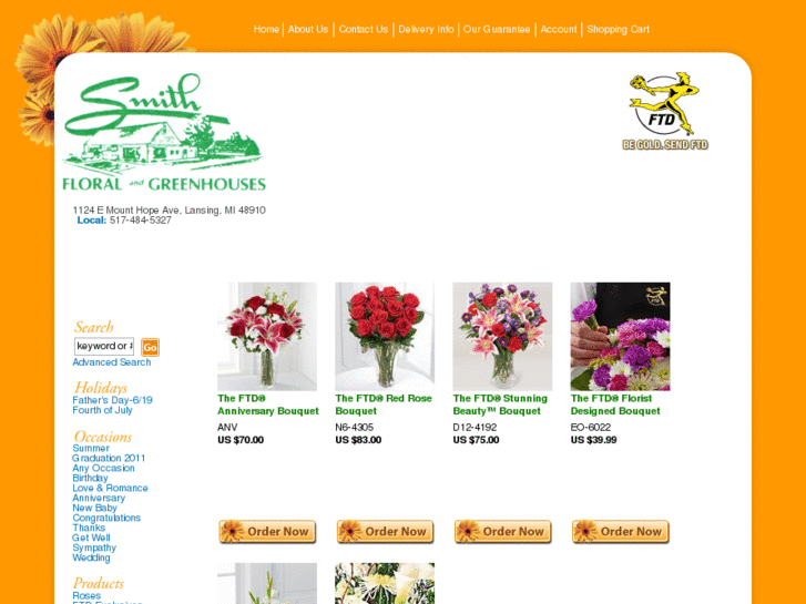 www.smithfloralandgreenhouse.com