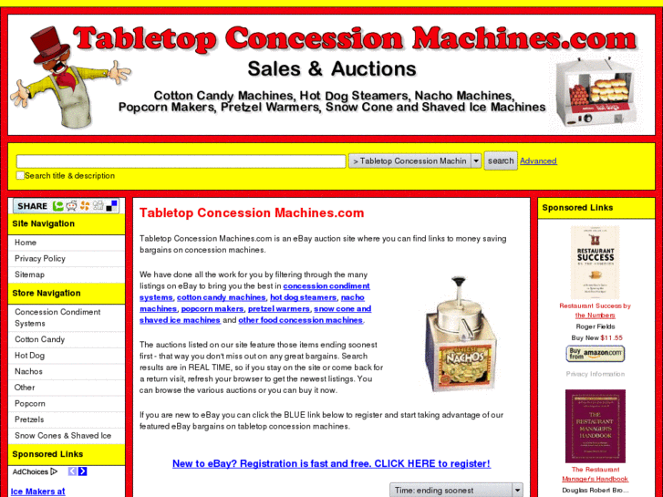 www.tabletopconcessionmachines.com