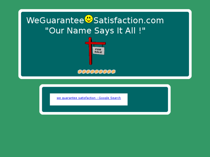www.weguaranteesatisfaction.com