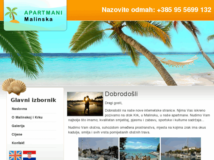 www.apartmani-malinska-krk.com