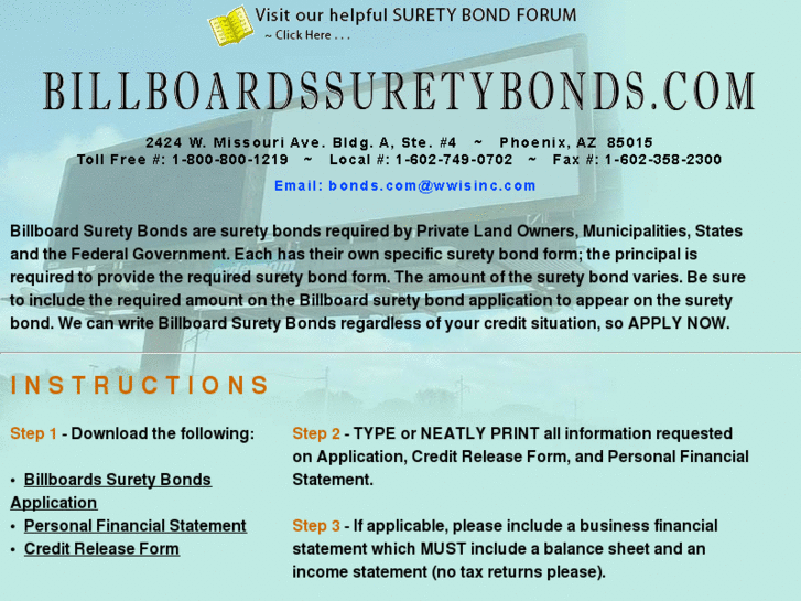 www.billboardssuretybonds.com