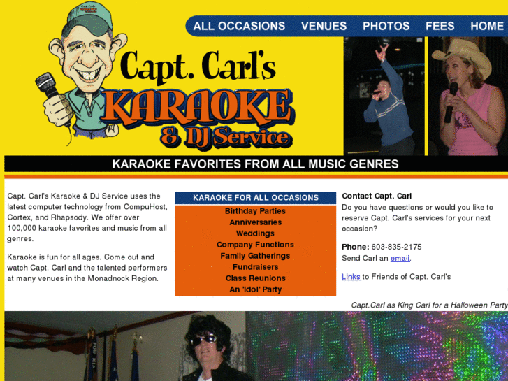 www.captcarlskaraoke.com