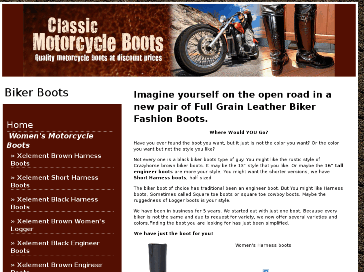 www.classicmotorcycleboots.com