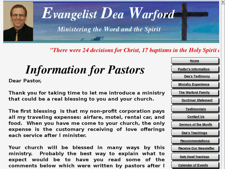 www.evangelistdeawarford.org