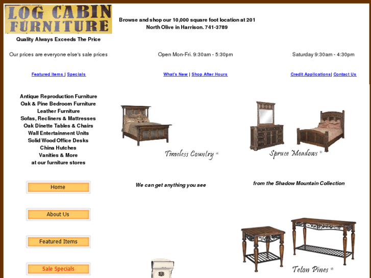 www.logcabinfurniture.net