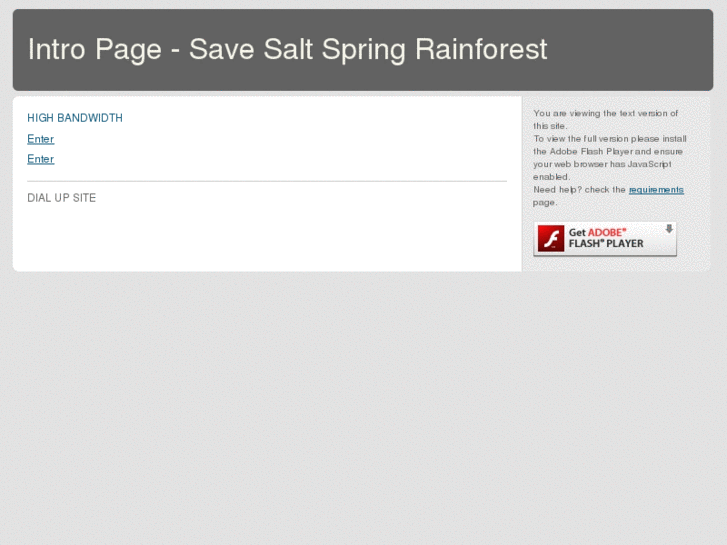 www.savesaltspringrainforest.com