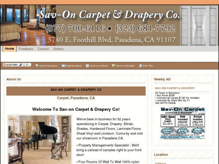 www.savoncarpetanddrapery.com