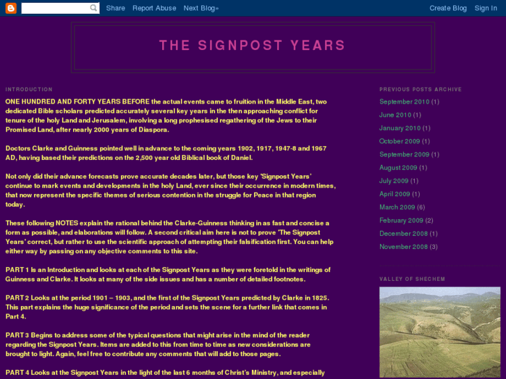 www.thesignpostyears.com