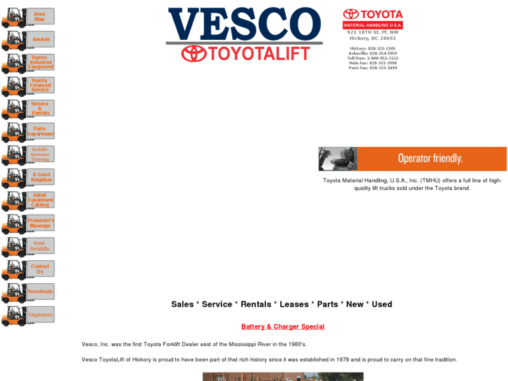 www.vescoforklifts.com