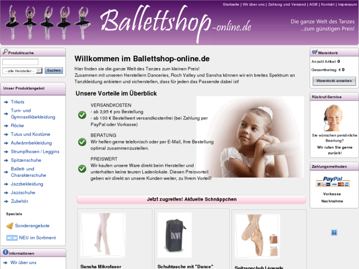 www.ballett-outlet.com