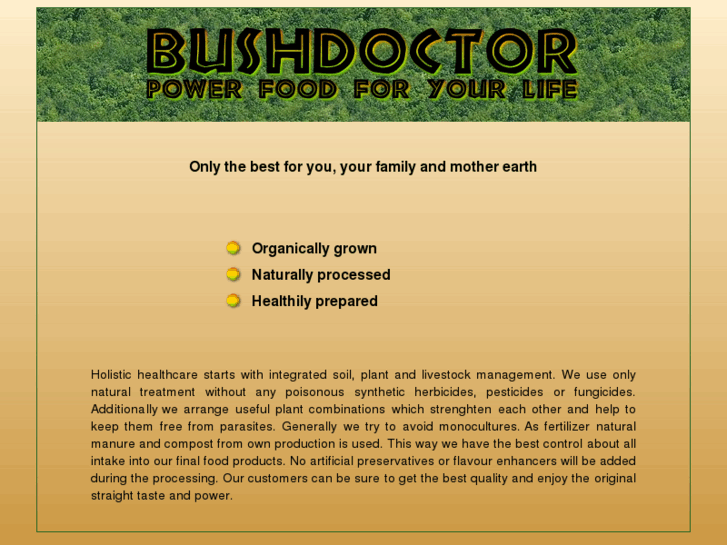 www.bushdoctor.info