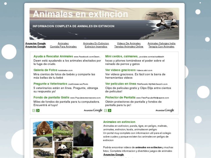 www.extincionenanimales.com.ar