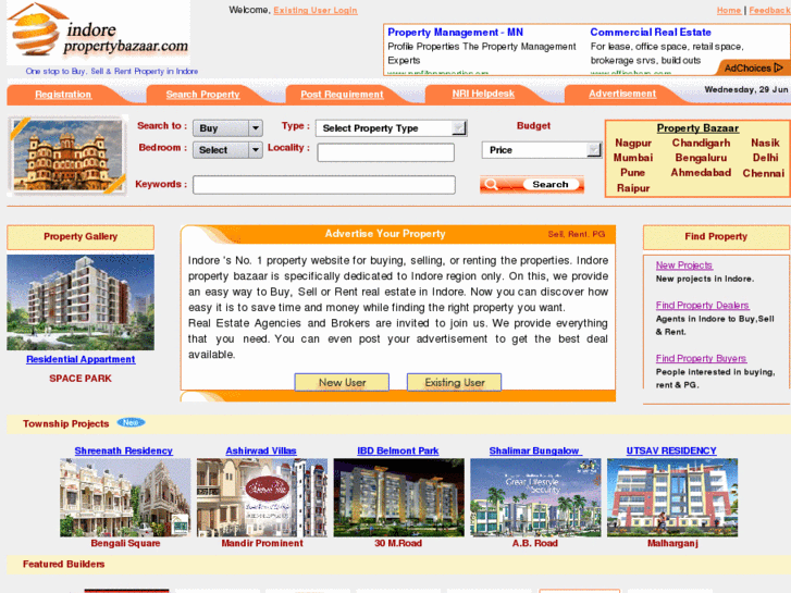 www.indorepropertybazaar.com