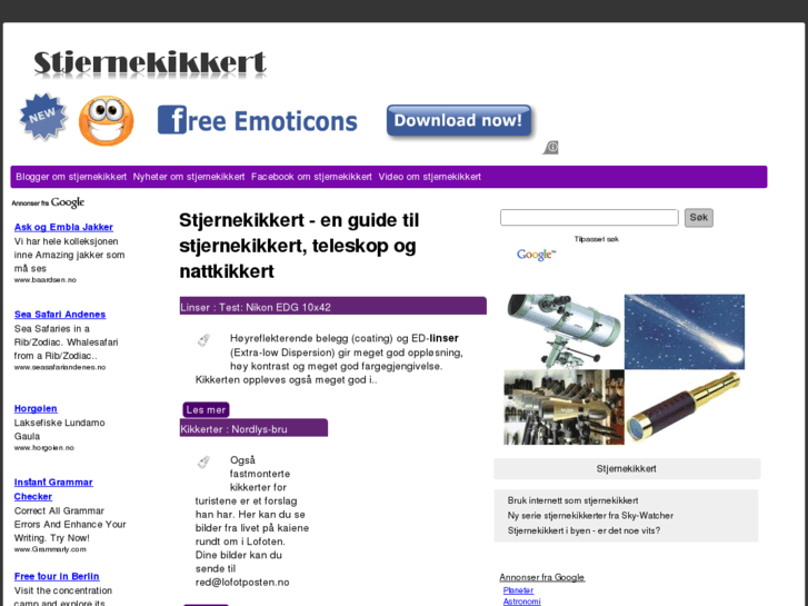 www.stjernekikkert.com