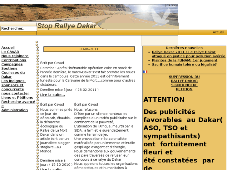 www.stop-rallyedakar.com