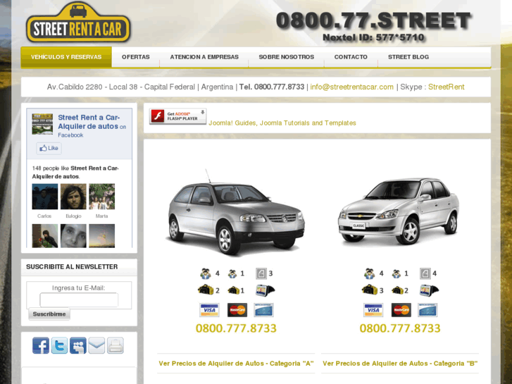 www.streetrentacar.com