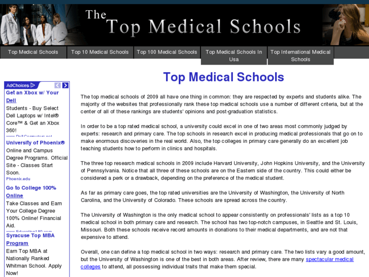 www.thetopmedicalschools.net