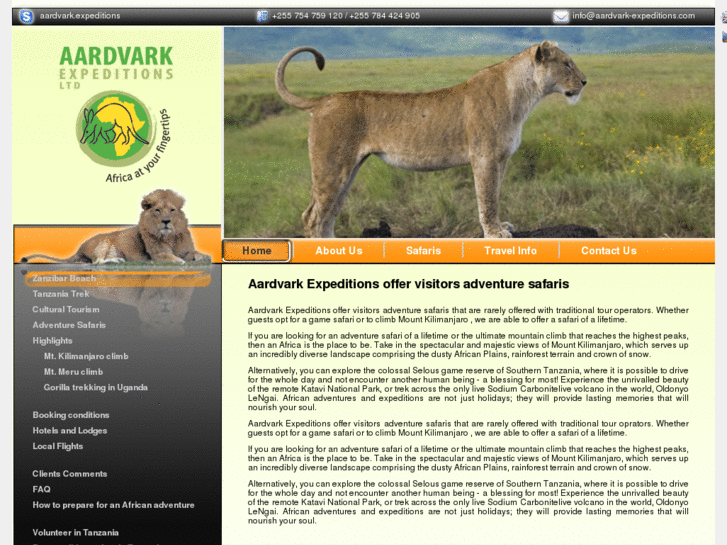 www.aardvark-expeditions.com