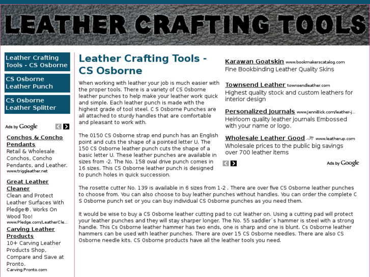 www.leathercraftingtools.net