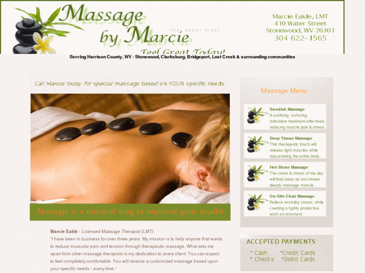 www.massagebymarcie.com