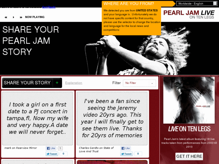 www.pearljamexperience.com