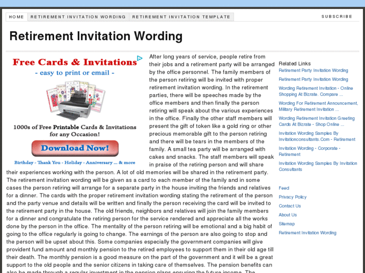 www.retirementinvitationwording.info