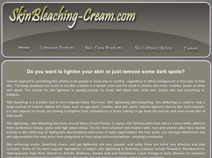 www.skinbleaching-cream.com