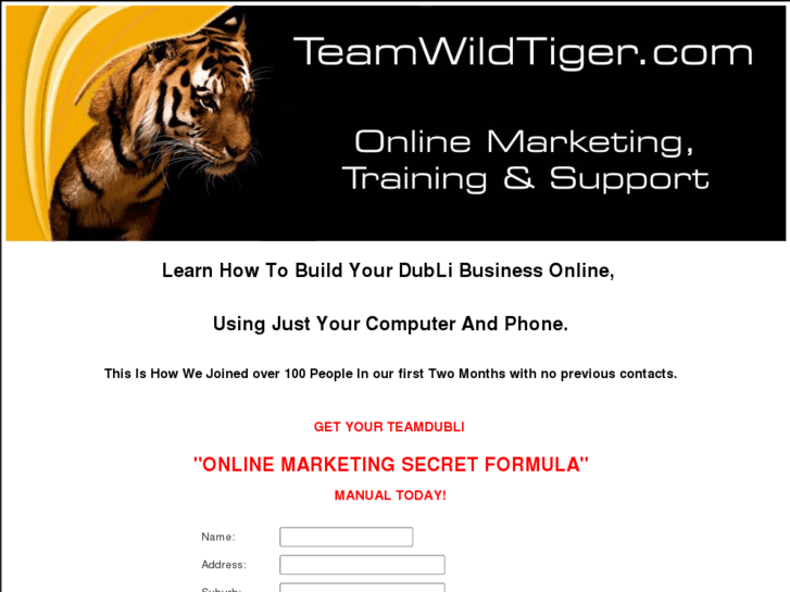 www.teamwildtiger.com