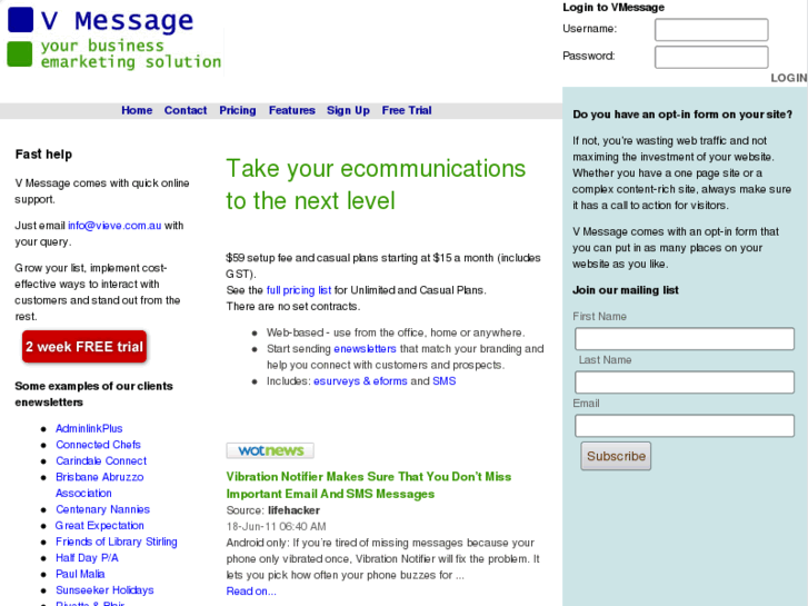 www.vmessage.com.au