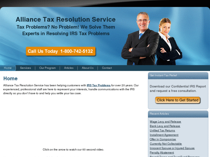 www.alliancetaxresolutionservice.com