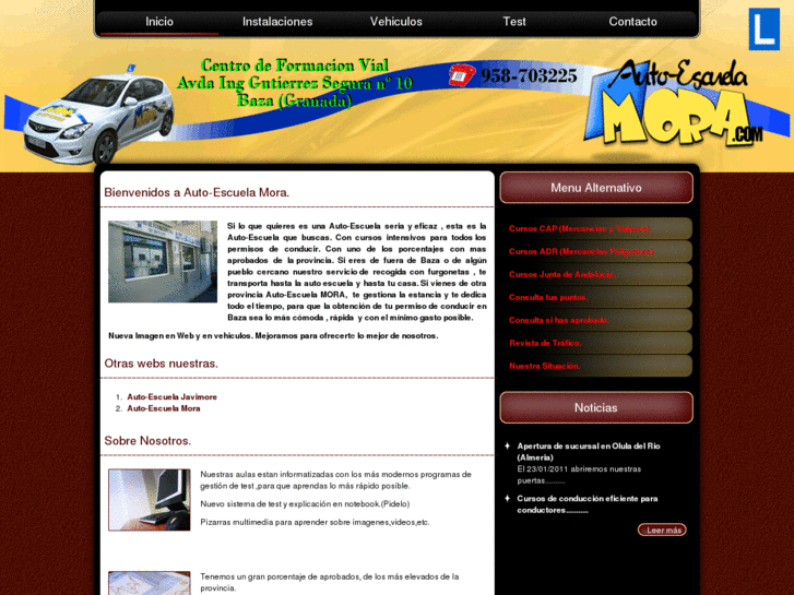 www.autoescuelamora.com