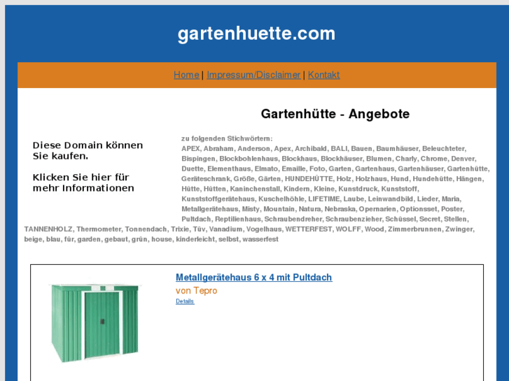 www.gartenhuette.com