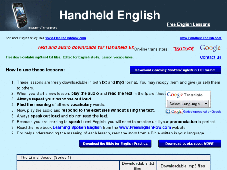 www.handheldenglish.com