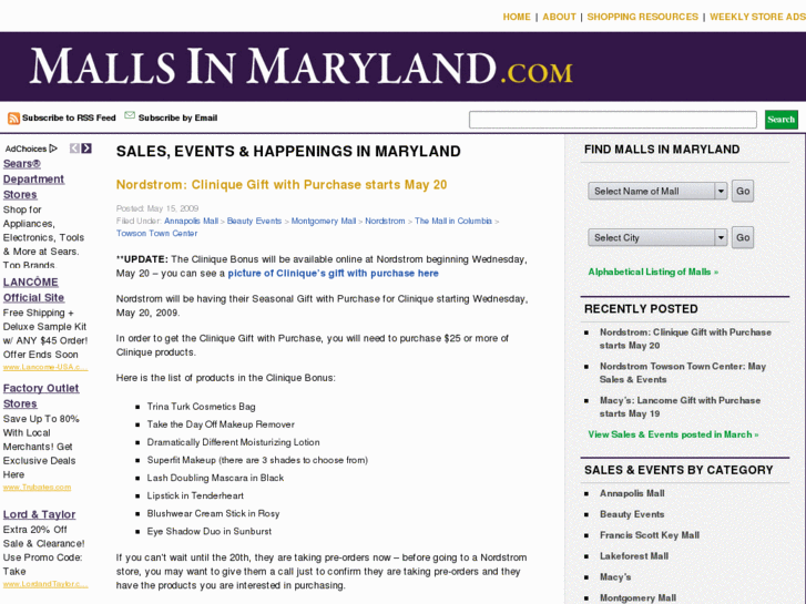 www.mallsinmaryland.com