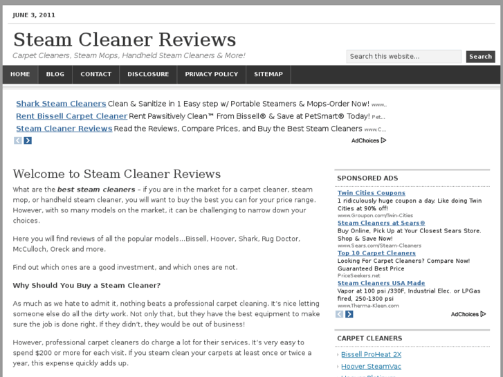 www.steamcleanerreviews.net