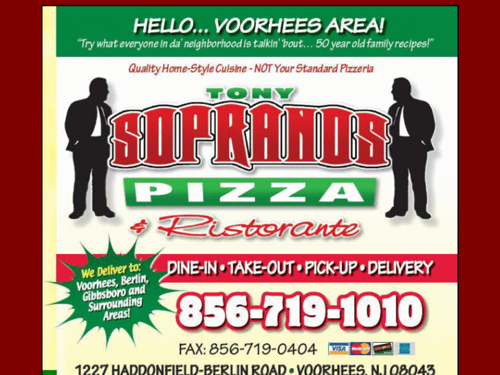 www.tonysopranospizzavoorheesnj.com