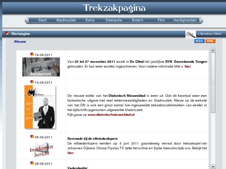 www.trekzakpagina.nl