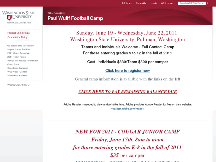 www.wsufootballcamp.com