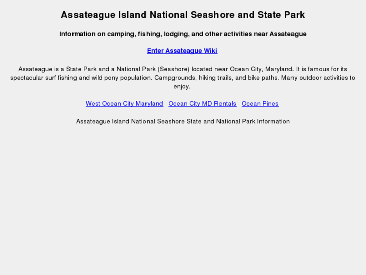 www.assateague.info